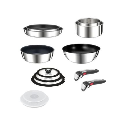 Tefal - Σετ μαγειρικών σκευών 13 τεμαχίων INGENIO PREFERENCE ON από ανοξείδωτο ατσάλι