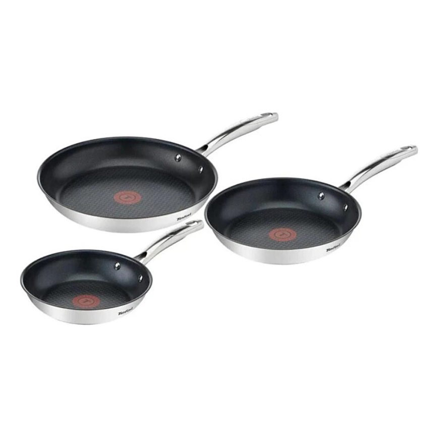 Tefal - Σετ τηγάνια 3 τμχ DUETTO