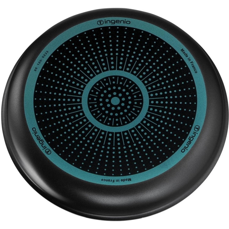 Tefal - Σετ τηγάνια 3 τμχ INGENIO EASY COOK & CLEAN BLACK