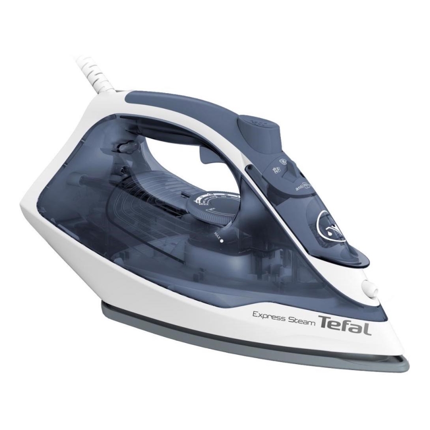 Tefal - Σίδερο ατμού EXPRESS STEAM 2400W/230V λευκό/μπλε