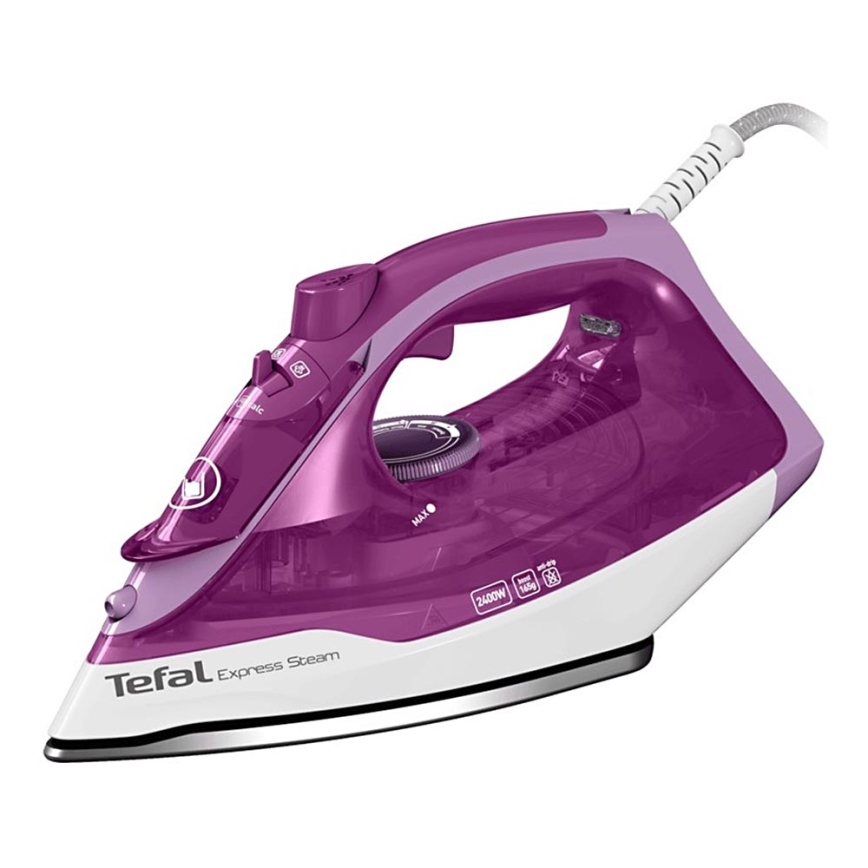 Tefal - Σίδερο ατμού EXPRESS STEAM 2400W/230V μωβ