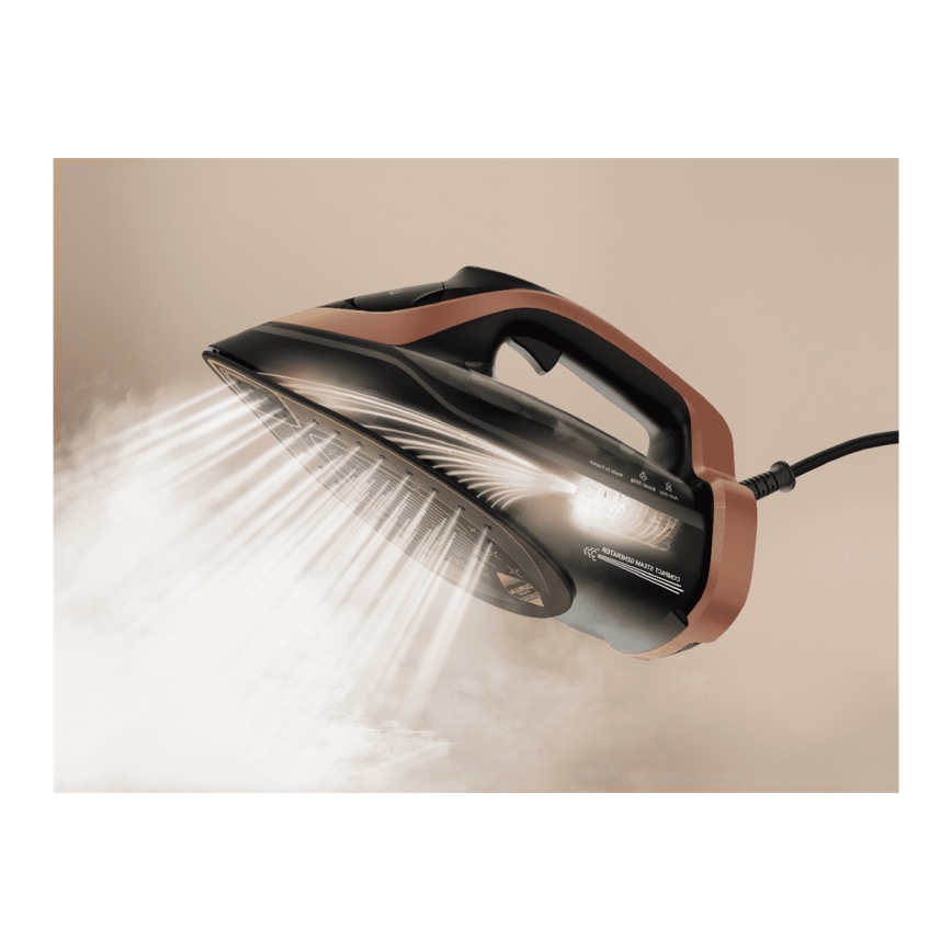 Tefal - Σίδερο ατμού ULTIMATE POWER 3200W/230V χαλκός/μαύρο
