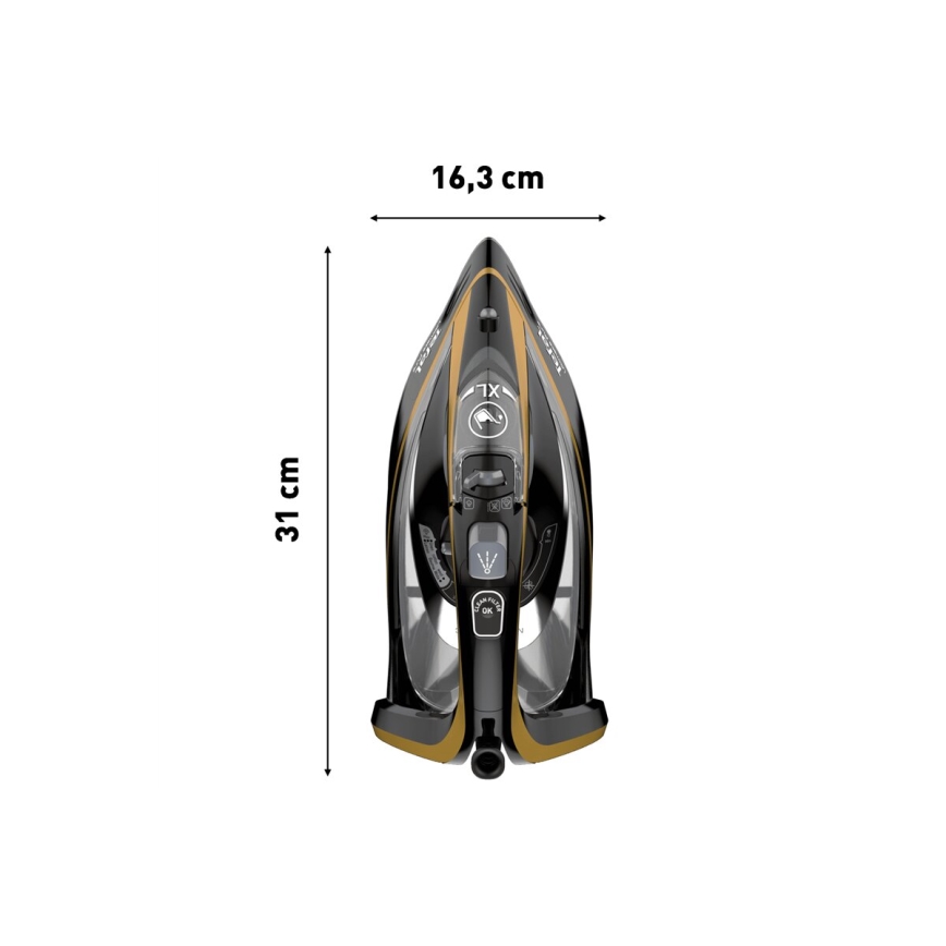 Tefal - Σίδερο ατμού ULTIMATE PURE 3000W/230V χρυσό/μαύρο