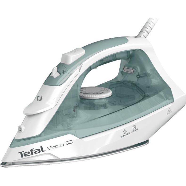 Tefal - Σίδερο ατμού VIRTUO 2000W/230V πράσινο