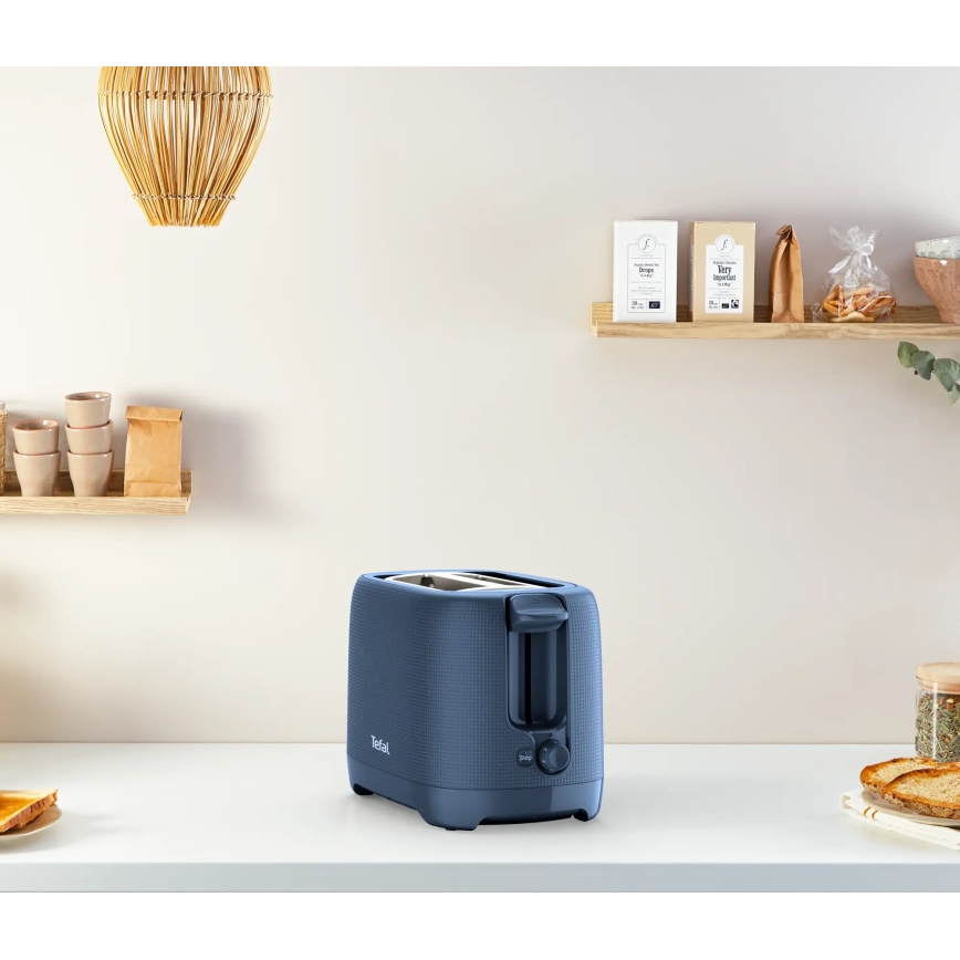 Tefal - Τοστιέρα δύο θέσεων MORNING 850W/230V μπλε