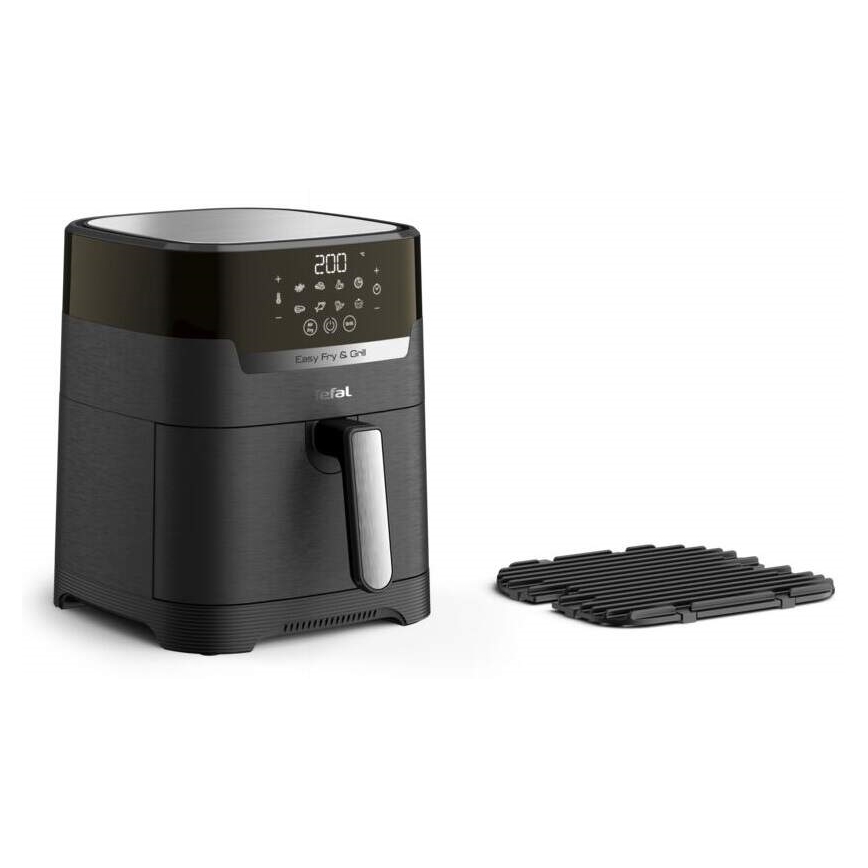 Tefal - Φριτέζα θερμού αέρα 4,2 l EASY FRY&GRILL 2σε1 1550W/230V μαύρο