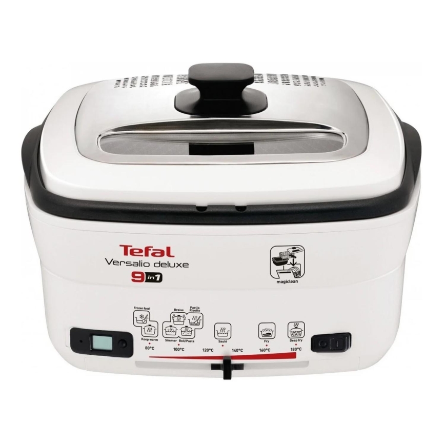 Tefal - Φριτέζα πολυμάγειρας 9σε1 VERSALIO DE LUXE 1600W/230V 2 l λευκό