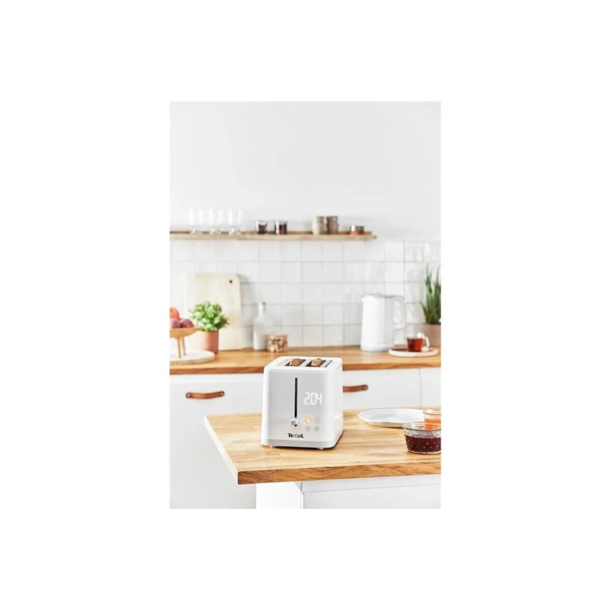Tefal - Φρυγανιέρα 2 θέσεων SENSE 850W/230V λευκό