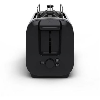 Tefal - Φρυγανιέρα 2 θέσεων SUBITO 1300W/230V μαύρο/ανοξείδωτο ατσάλι