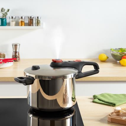 Tefal - Χύτρα ταχύτητας 6 l SECURE TRENDY + σετ 5 τεμ. INGENIO EMOTION
