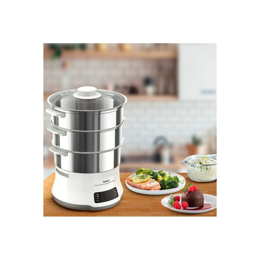 Tefal - Χύτρα ατμού CONVENIENT SERIES DELUXE 9l 900W/230V ανοξείδωτο ατσάλι