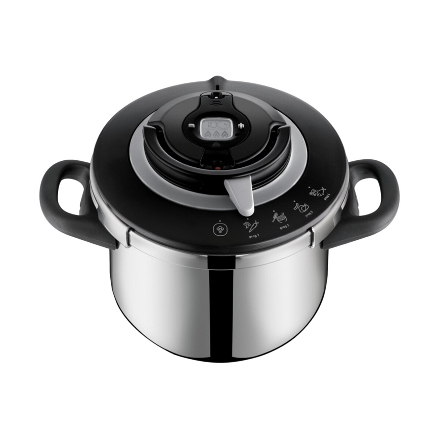 Tefal - Χύτρα ταχύτητας 6 l CLIPSO+ CHEF ανοξείδωτο ατσάλι