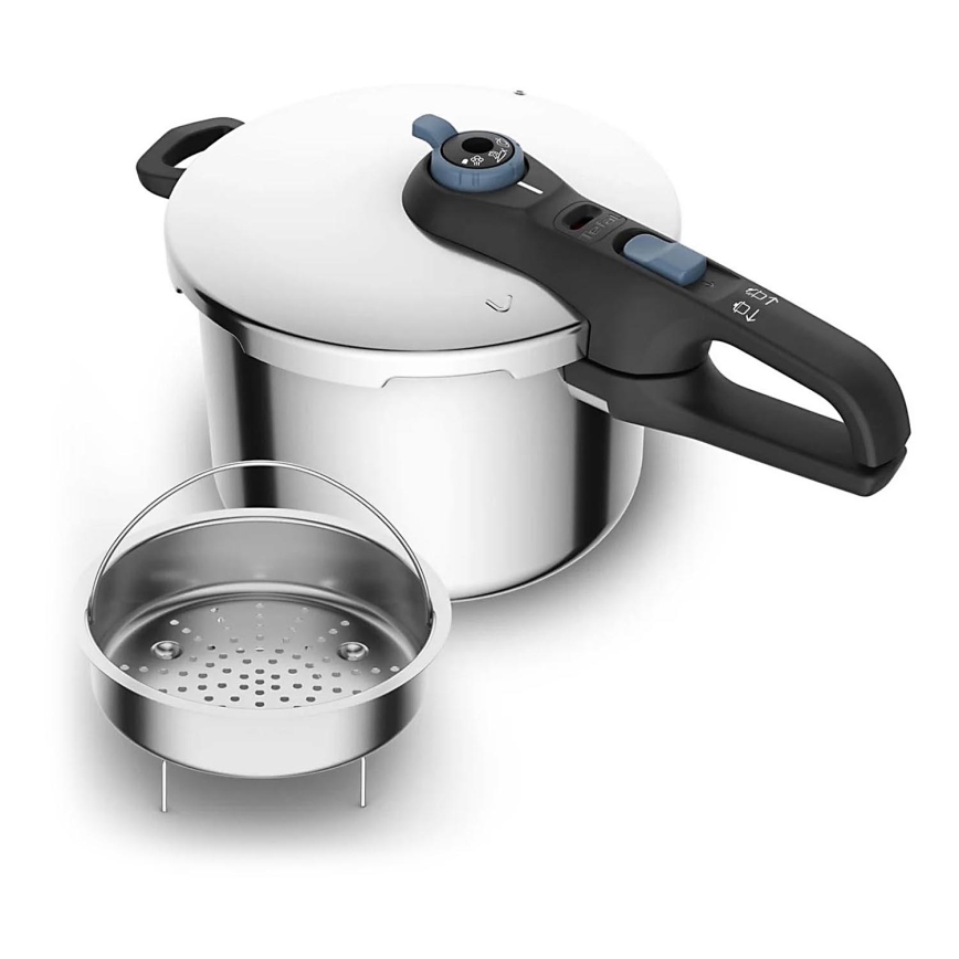 Tefal - Χύτρα ταχύτητας 6 l SECURE TRENDY ανοξείδωτο ατσάλι