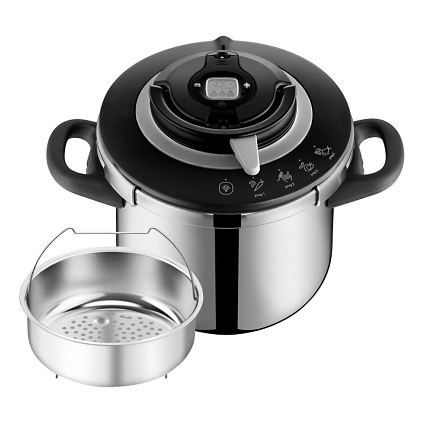 Tefal - Χύτρα ταχύτητας 8 l CLIPSO+ CHEF ανοξείδωτο ατσάλι