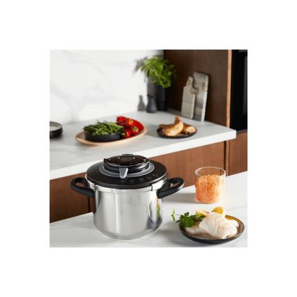 Tefal - Χύτρα ταχύτητας 8 l CLIPSO+ CHEF ανοξείδωτο ατσάλι