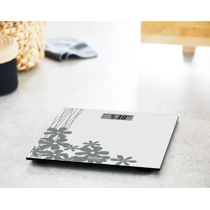 Tefal - Ψηφιακή προσωπική ζυγαριά PREMISS 1xCR2032 γκρι