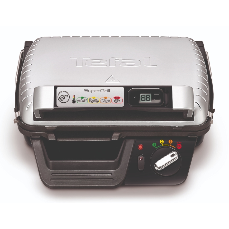 Tefal - Ψησταριά επαφής SUPERGRILL 2000W/230V