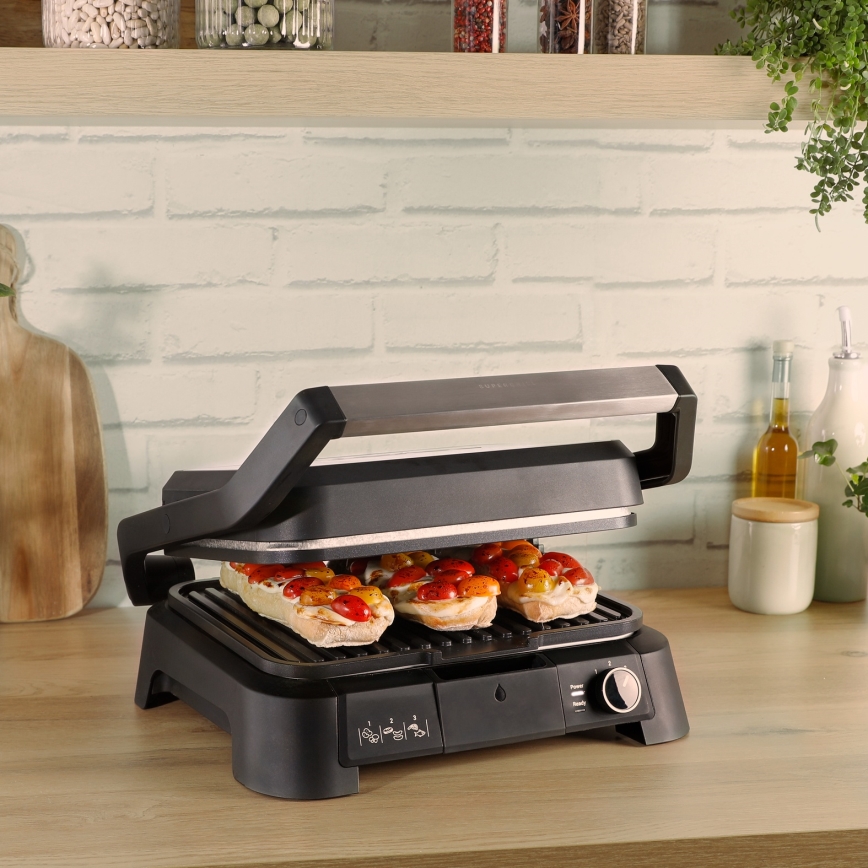 Tefal - Ψησταριά επαφής SUPERGRILL 4 σε 1 2000W/230V