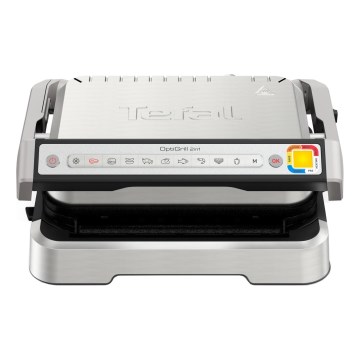 Tefal - Ψηστιέρα επαφής OPTIGRILL 2 σε 1 2100W/230V ανοξείδωτο