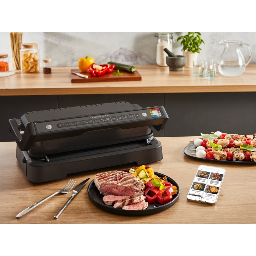 Tefal - Ψηστιέρα επαφής OPTIGRILL 2200W/230V μαύρη