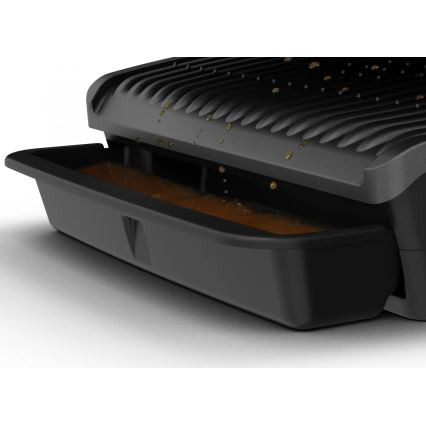 Tefal - Ψησταριά/Γκριλιέρα OPTIGRILL ELITE 2000W/230V μαύρο