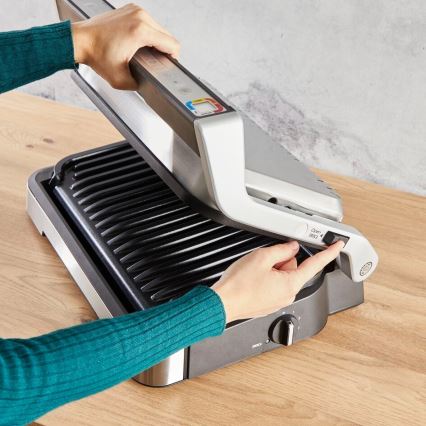 Tefal - Ψησταριά/Γκριλιέρα OPTIGRILL 2σε1 2000W/230V