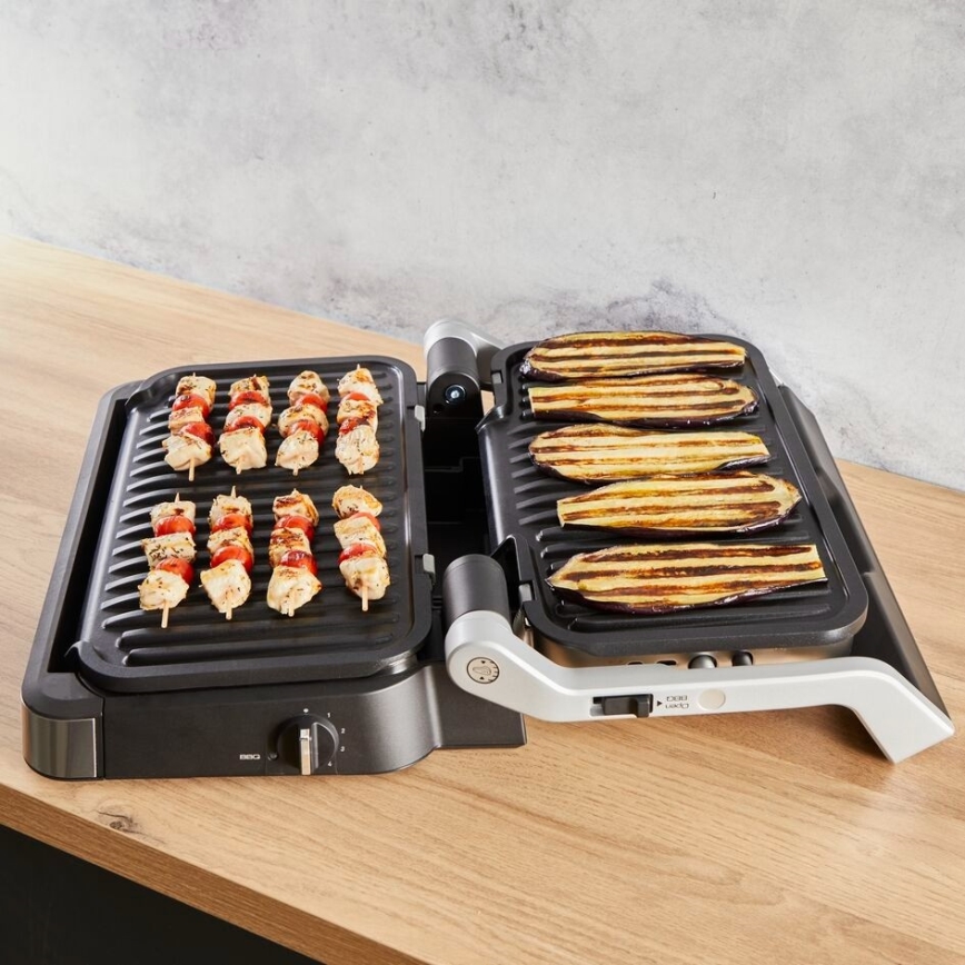 Tefal - Ψησταριά/Γκριλιέρα OPTIGRILL 2σε1 2000W/230V