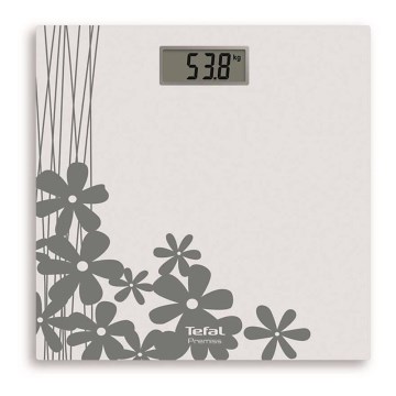 Tefal - Ψηφιακή προσωπική ζυγαριά PREMISS 1xCR2032 γκρι