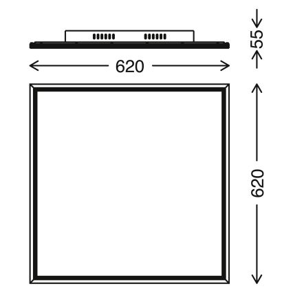 Telefunken 3010-06TF - Πάνελ dimming LED LED/36W/230V 3000-6000K + τηλεχειριστήριο
