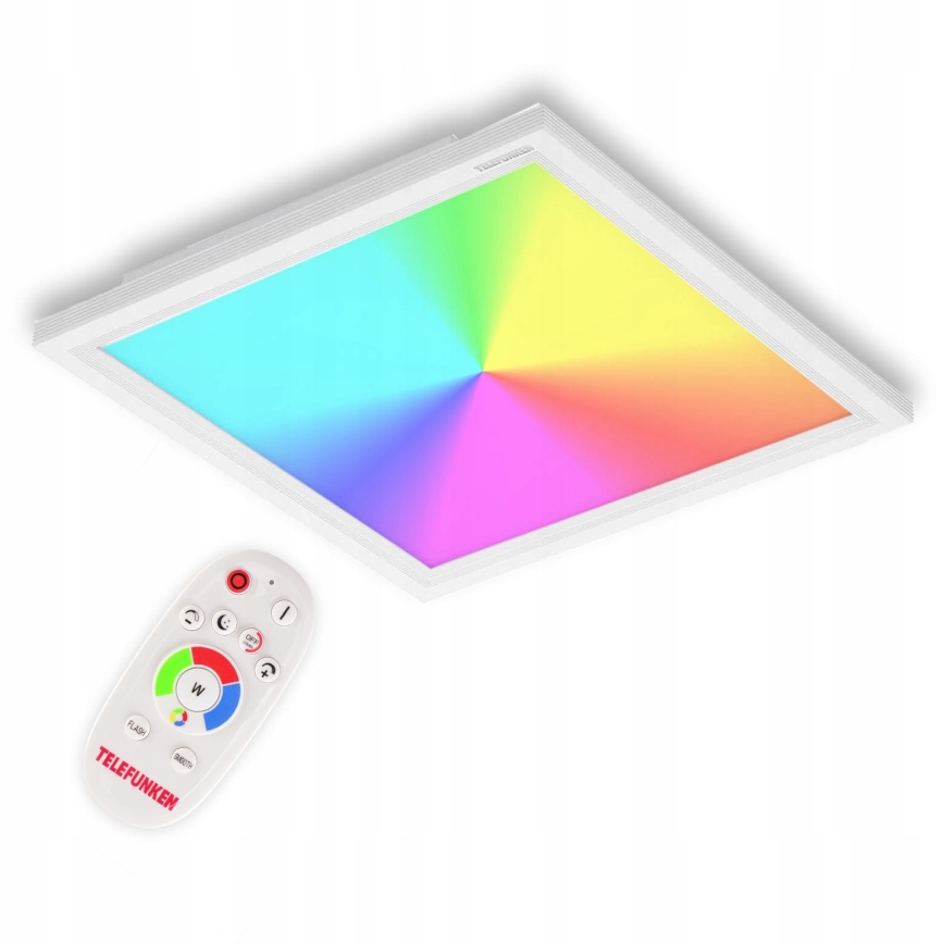 Telefunken 301506TF - LED RGBW Πάνελ dimming LED/18W/230V 4000K + τηλεχειριστήριο