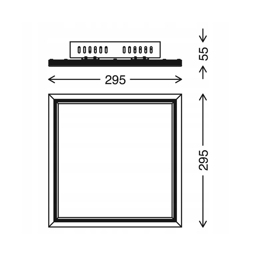 Telefunken 301506TF - LED RGBW Πάνελ dimming LED/18W/230V 4000K + τηλεχειριστήριο