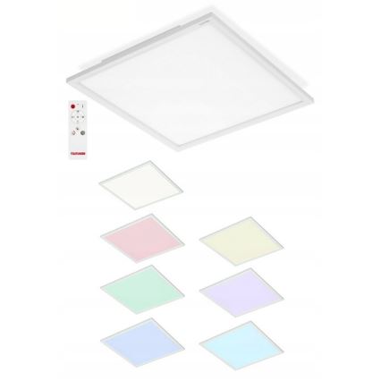 Telefunken 301606TF - LED RGBW Πάνελ dimming LED/24W/230V 4000K + τηλεχειριστήριο