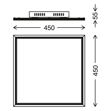 Telefunken 301606TF - LED RGBW Πάνελ dimming LED/24W/230V 4000K + τηλεχειριστήριο