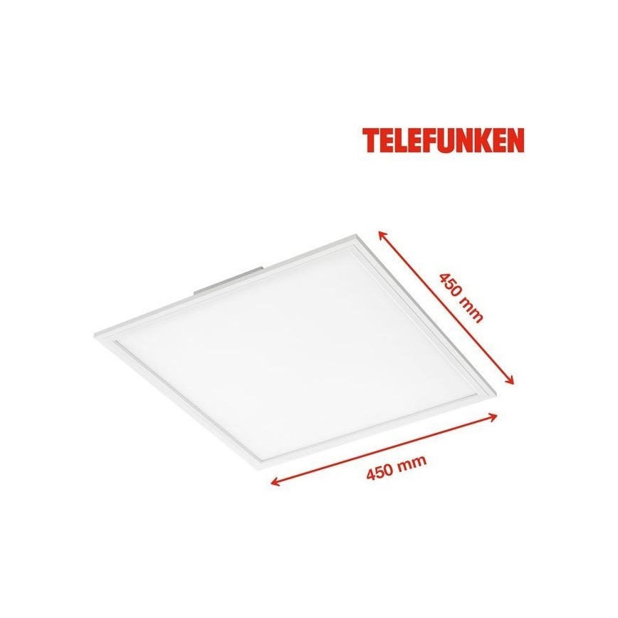 Telefunken 308806TF - Πάνελ πλαφονιέρα LED με αισθητήρα LED/25W/230V 4000K