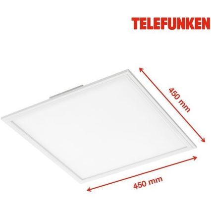 Telefunken 308806TF - Πάνελ πλαφονιέρα LED με αισθητήρα LED/25W/230V 4000K