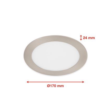 Telefunken 309402TF - LED RGBW Χωνευτό φωτιστικό οροφής μπάνιου dimmimg LED/12W/230V 2700-6500K IP23 Wi-Fi Tuya