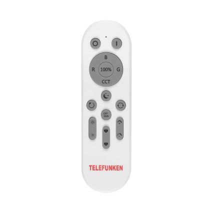 Telefunken 309602TF - LED RGBW Dimmable φωτιστικό οροφής LED/18W/230V 2700-6500K Wi-Fi Tuya