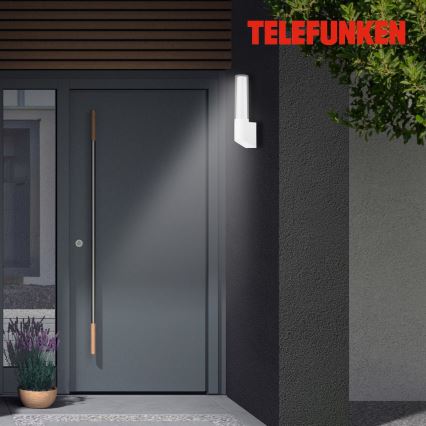 Telefunken 311306TF - LED επιτοίχιο φωτιστικό εξωτερικού χώρου LED/8W/230V 4000K IP44 λευκό