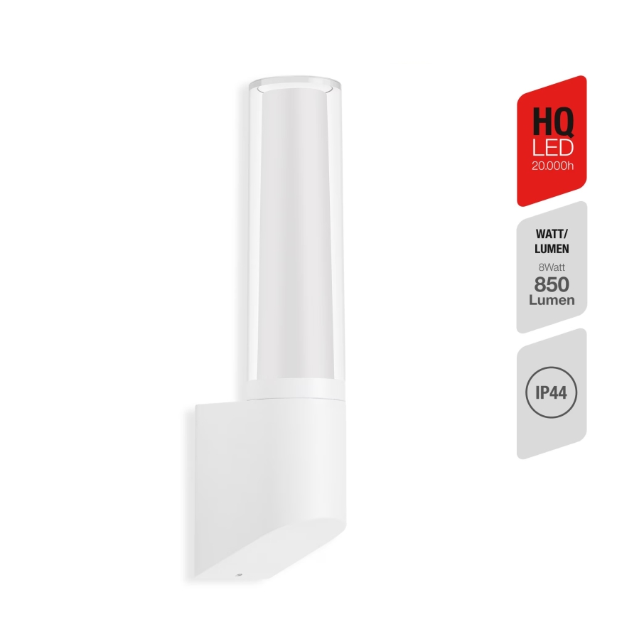 Telefunken 311306TF - LED επιτοίχιο φωτιστικό εξωτερικού χώρου LED/8W/230V 4000K IP44 λευκό