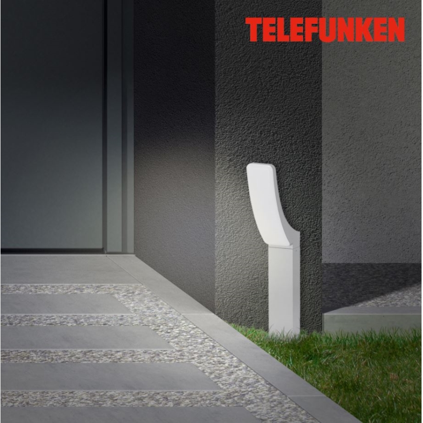 Telefunken 311804TF - Φωτιστικό LED εξωτερικού χώρου LED/15W/230V 57 cm IP44 ασήμι