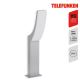Telefunken 311804TF - Φωτιστικό LED εξωτερικού χώρου LED/15W/230V 57 cm IP44 ασήμι