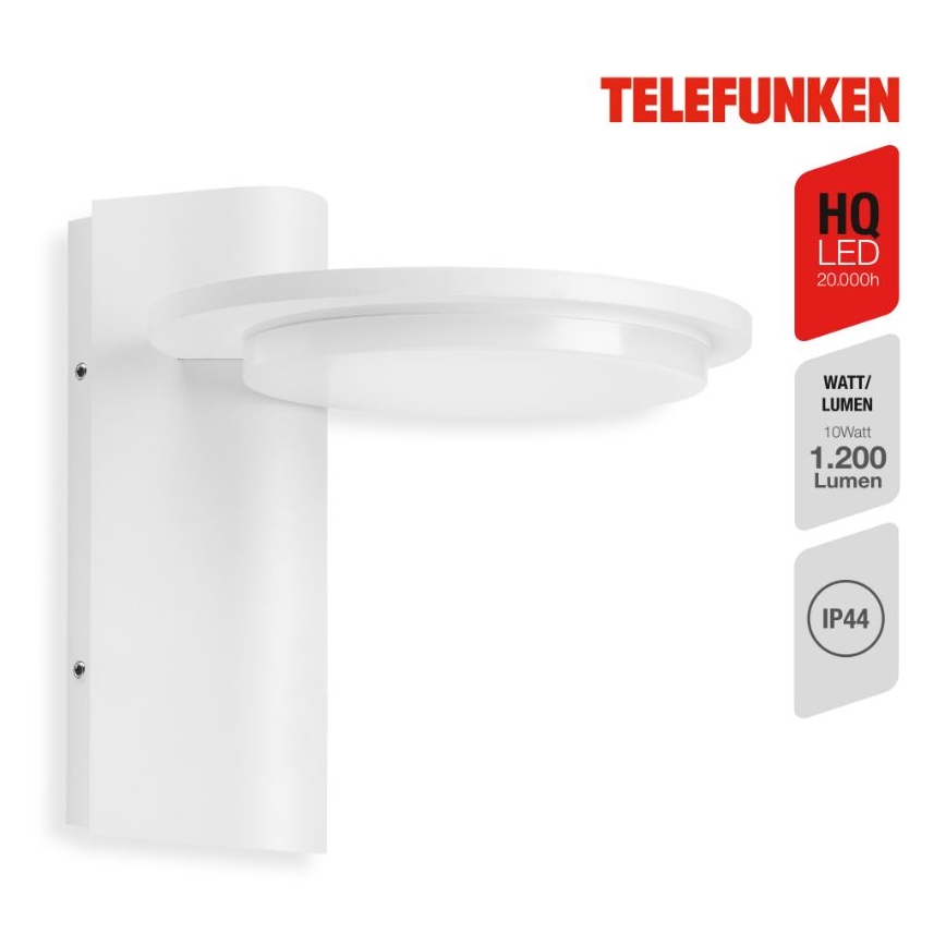 Telefunken 312406TF - Επιτοίχιο φωτιστικό εξωτερικού χώρου LED LED/10W/230V IP44