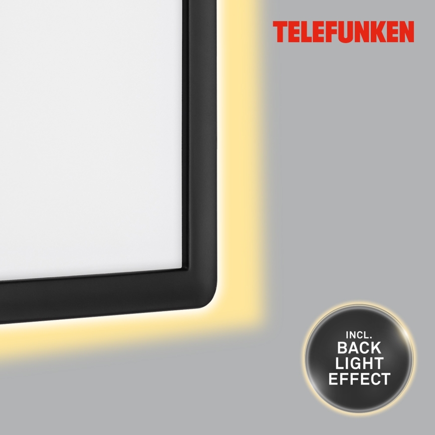 Telefunken 313605TF - Επιτοίχιο φωτιστικό εξωτερικού χώρου LED LED/16W/230V IP44 μαύρο