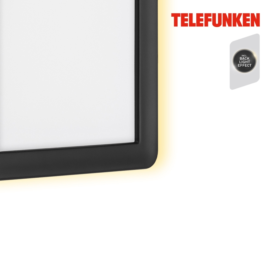 Telefunken 313605TF - Επιτοίχιο φωτιστικό εξωτερικού χώρου LED LED/16W/230V IP44 μαύρο