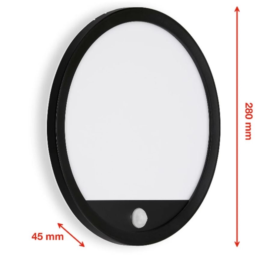 Telefunken 313705TF - Εξωτερικό επιτοίχιο φωτιστικό LED με αισθητήρα LED/15W/230V IP44