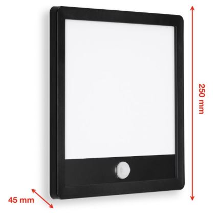 Telefunken 313805TF - Εξωτερικό επιτοίχιο φωτιστικό LED με αισθητήρα LED/15W/230V IP44
