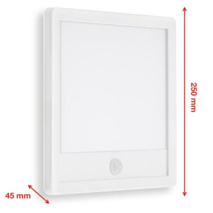 Telefunken 313806TF - Εξωτερικό επιτοίχιο φωτιστικό LED με αισθητήρα LED/15W/230V IP44