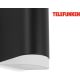 Telefunken 314905TF - Επιτοίχιο φωτιστικό εξωτερικού χώρου LED 2xGU10/5W/230V IP44 μαύρο