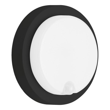 Telefunken 315305TF - LED Φωτιστικό τοίχου εξωτερικού χώρου με αισθητήρα LED/12W/230V IP44 μαύρο