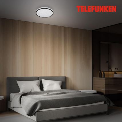 Telefunken 318305TF - Φωτιστικό οροφής μπάνιου LED με αισθητήρα LED/16W/230V IP44 διάμετρος 28 cm